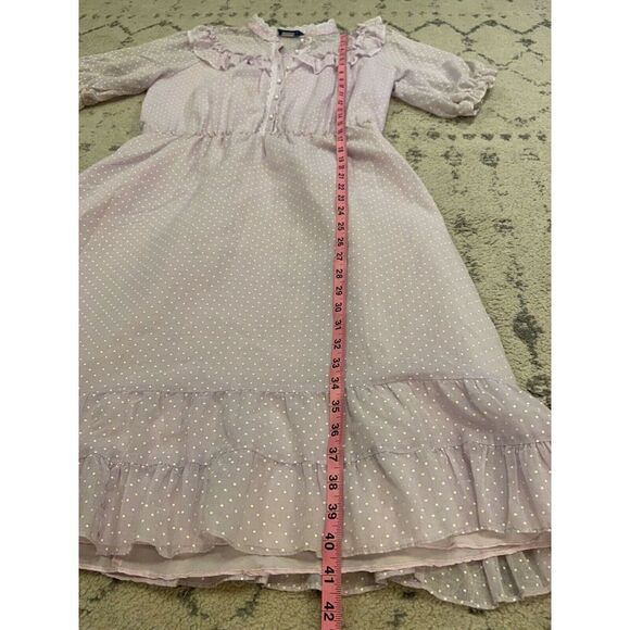 Vintage 50s 60s D.B.A. L.A. Ruffle Dress - Picture 8 of 11